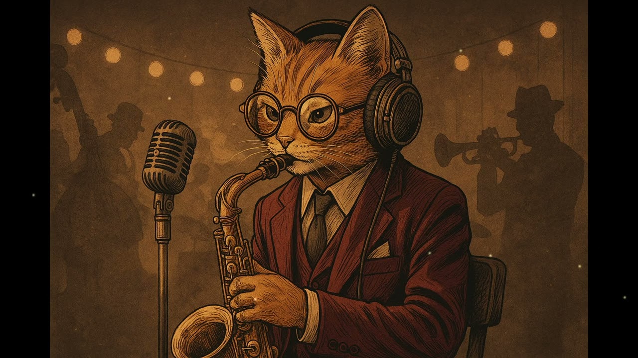 Smooth Vintage Jazz Lofi 🎷 1940s Saxophone Beats to Study & Focus