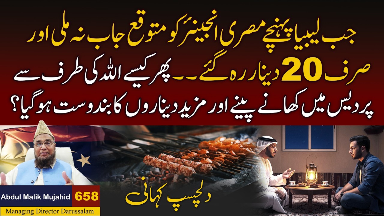 Jab Lebia Pohanche engineer ko jab na mili aur is k pass sirf 20 dinar Rah gaye .... | Story No 658