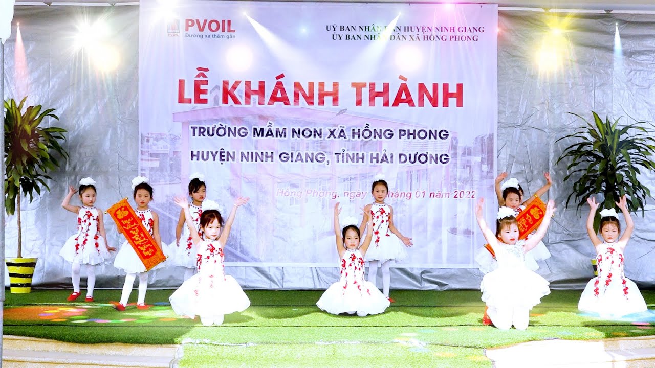 Múa Mùa Xuân Ơi -  Biểu Diễn Các Bé Trường Mầm Non Hồng Phong