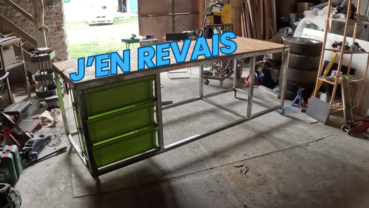 FABRIQUER un ETABLI pas CHER!