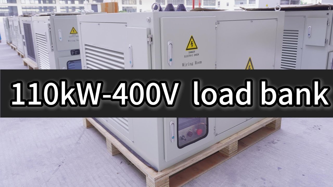 110kW 400V AC Load Bank for Data Center, Solar Plant, Side Exhaust And Rated Power Loading