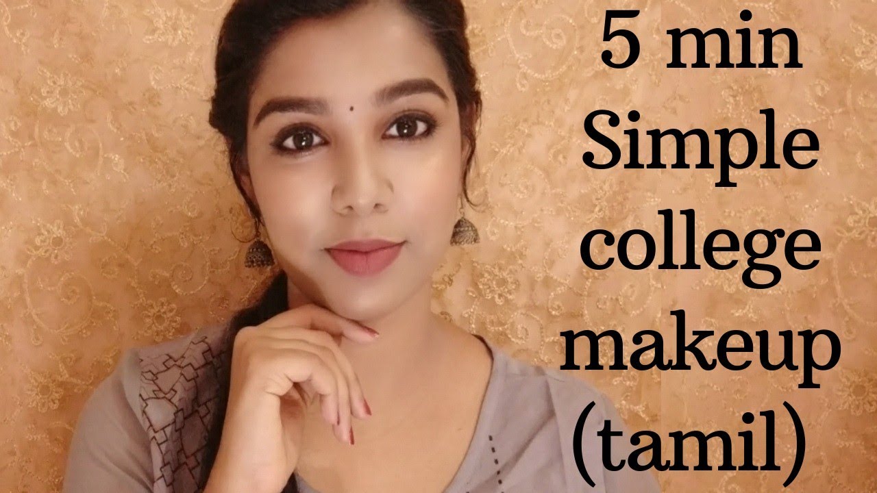 Tutorial | Simple College Glow Makeup in tamil |Affordable makeup products|everyday makeup in tamil