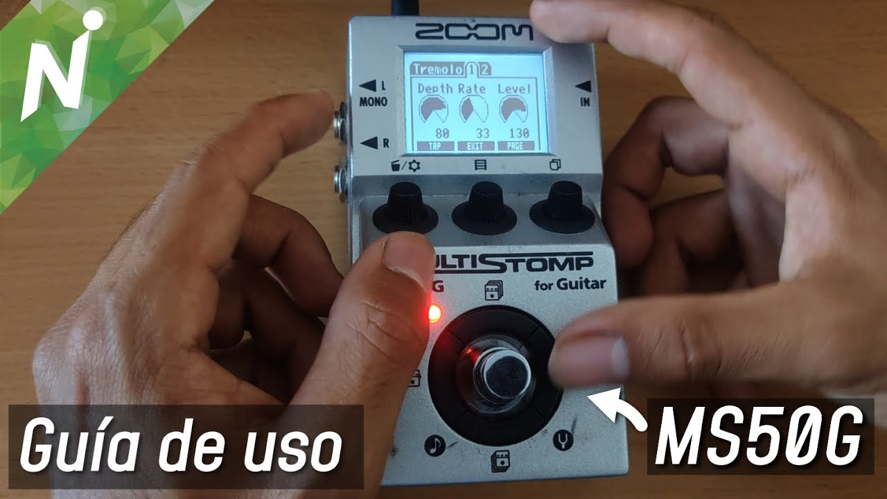 Una guía para el Zoom MS50G / Zoom MS70CDR - pedal multiefecto de guitarra