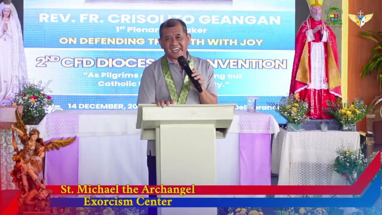 Fr. Crisolito Geangan Spoke with FIRE and JOY at the 2nd Diocesan Convention!
