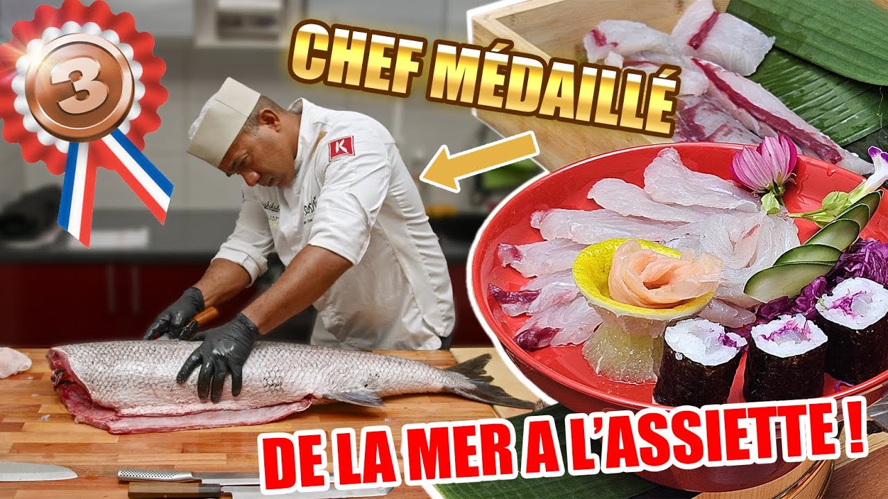 L'Art du Sushi : Un Chef Médaillé sublime nos Barracudas ! 🍣🐟✨🎖️