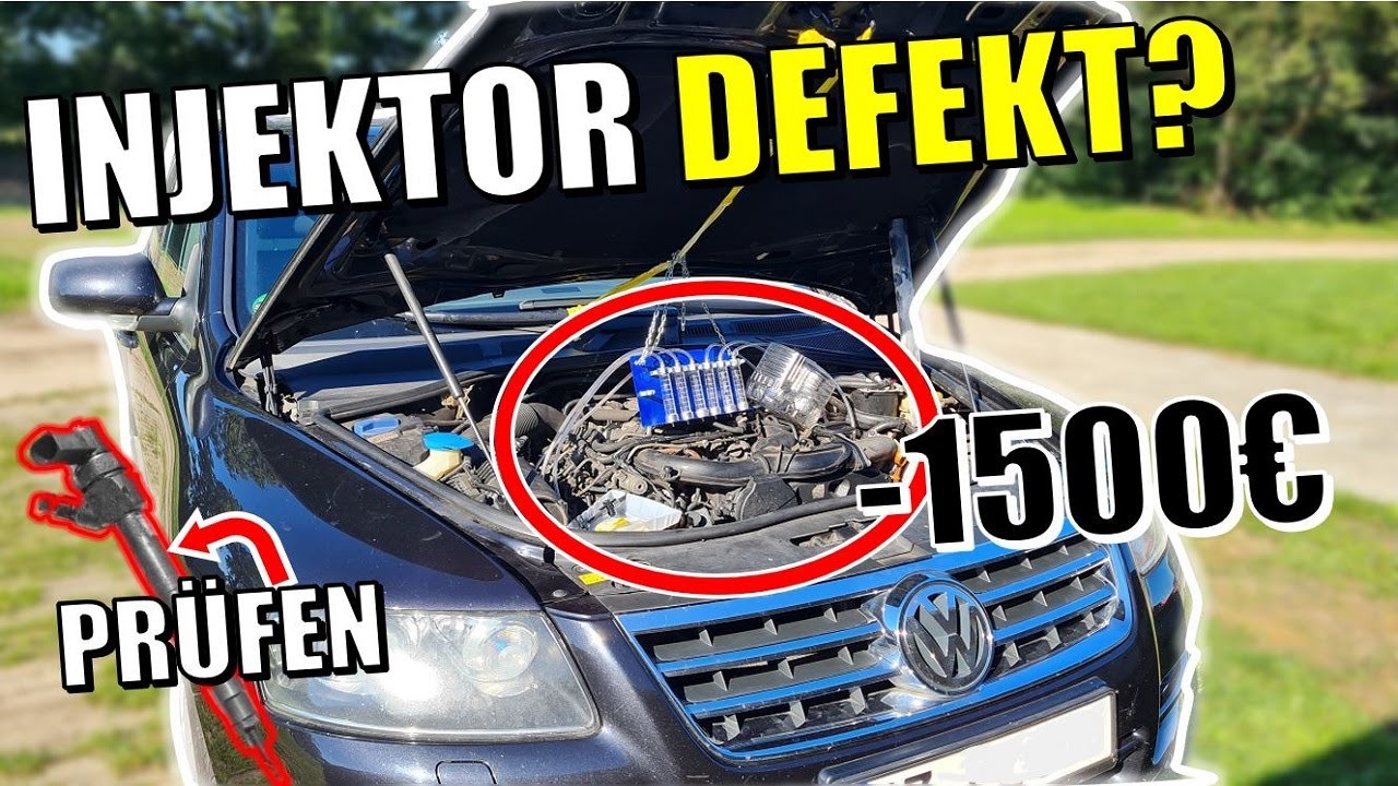 Qualm ausm Auspuff? Wie man DEFEKTE Injektoren überprüft! Rücklaufmenge messen BOSCH VW AUDI 3.0 TDI