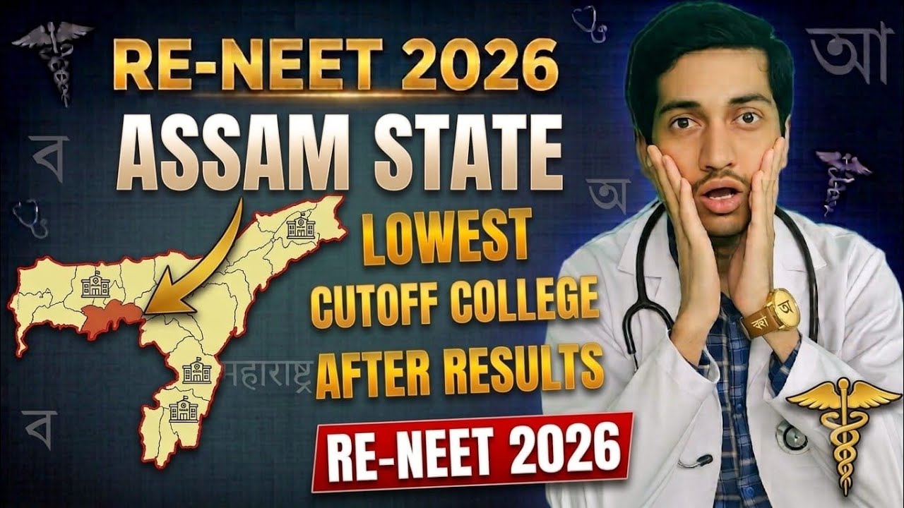 🚨 Lowest Cutoff Government MBBS Colleges in Assam 🔥 | Re-NEET 2026 Counselling