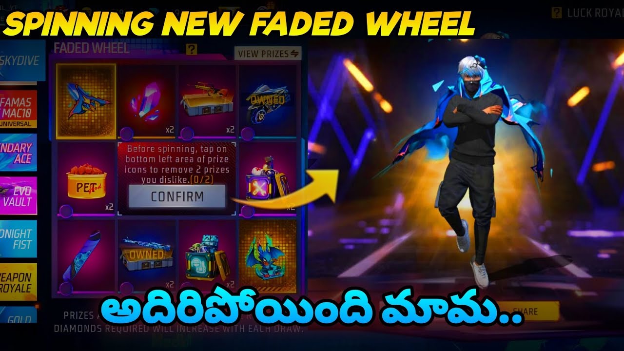 Today New Event||Midnight Action Skydrive ||New Faded Wheel Spinning 😍|