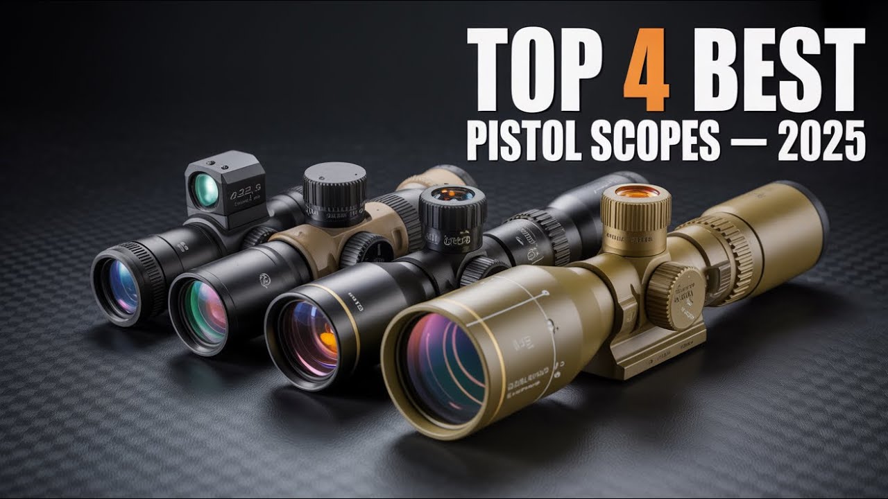 Top 4 Best Pistol Scope In  2025!
