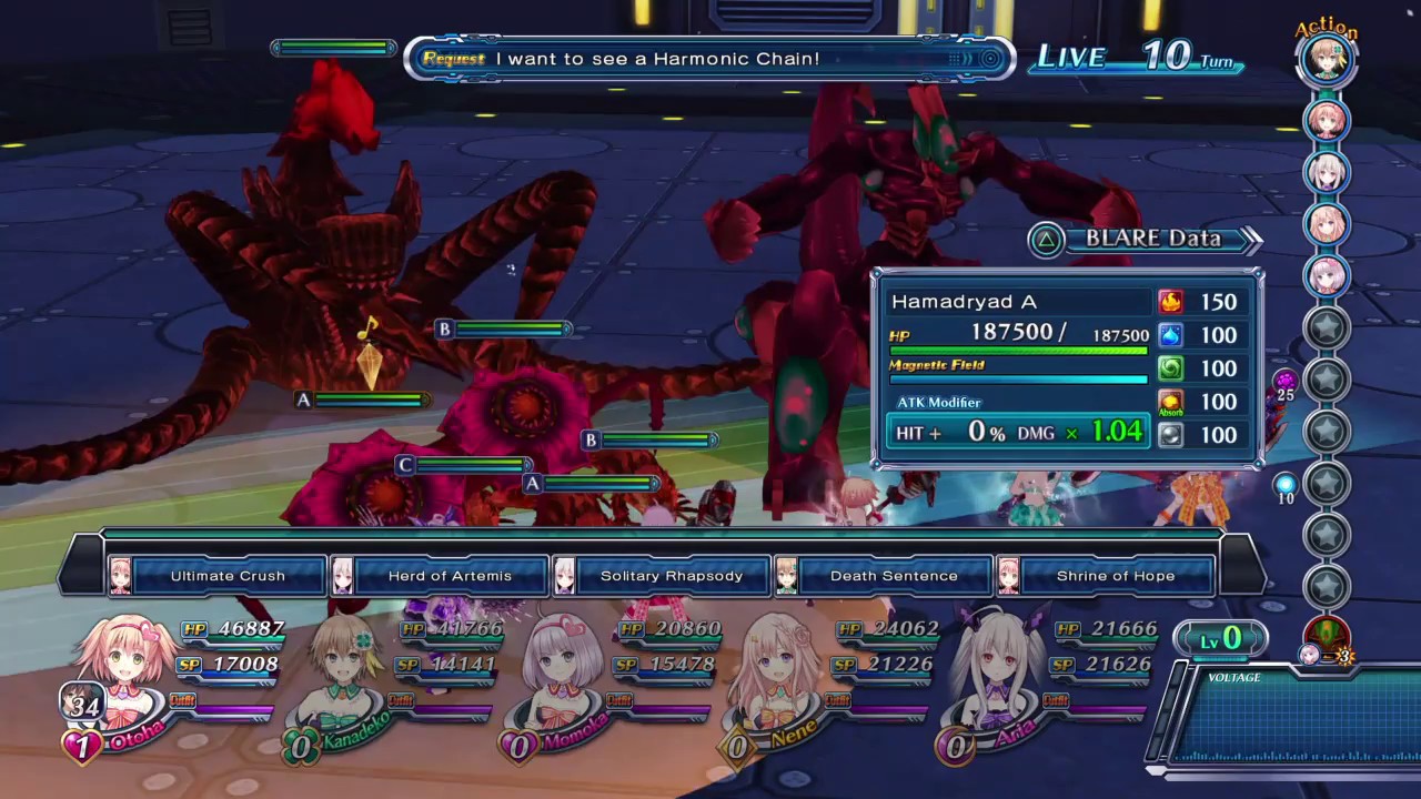 [PS4] Omega Quintet【Training Facility F12 - Approval Grinding】