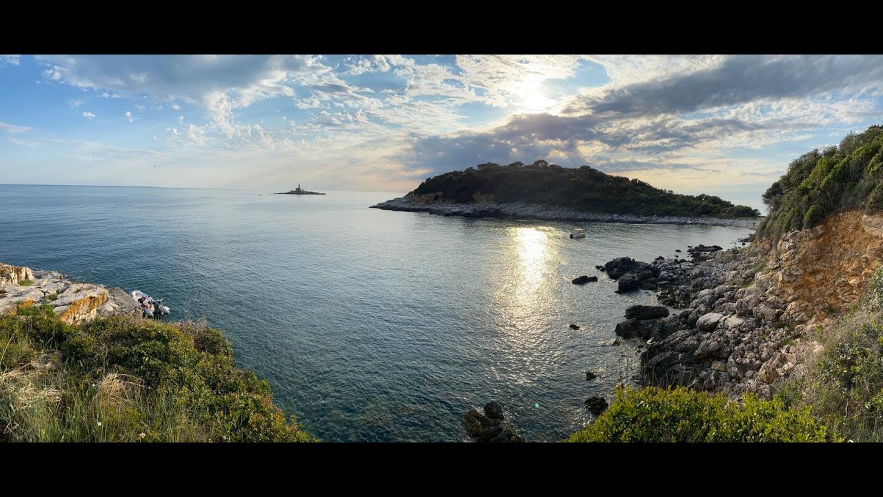 Bootsausflug Istrien: Otočić Sveti Ivan / Insel und Leuchtturm vor Rovinj