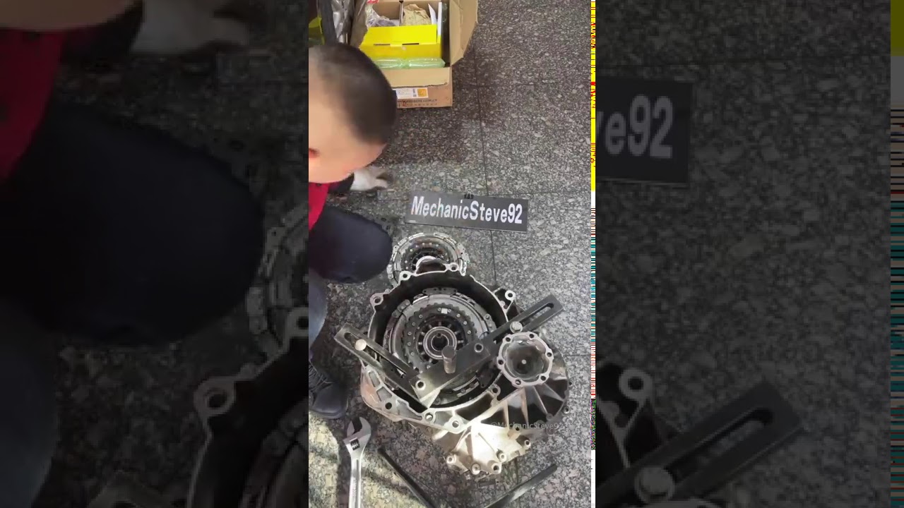 Volkswagen dry dual clutch gearbox, Replace clutch