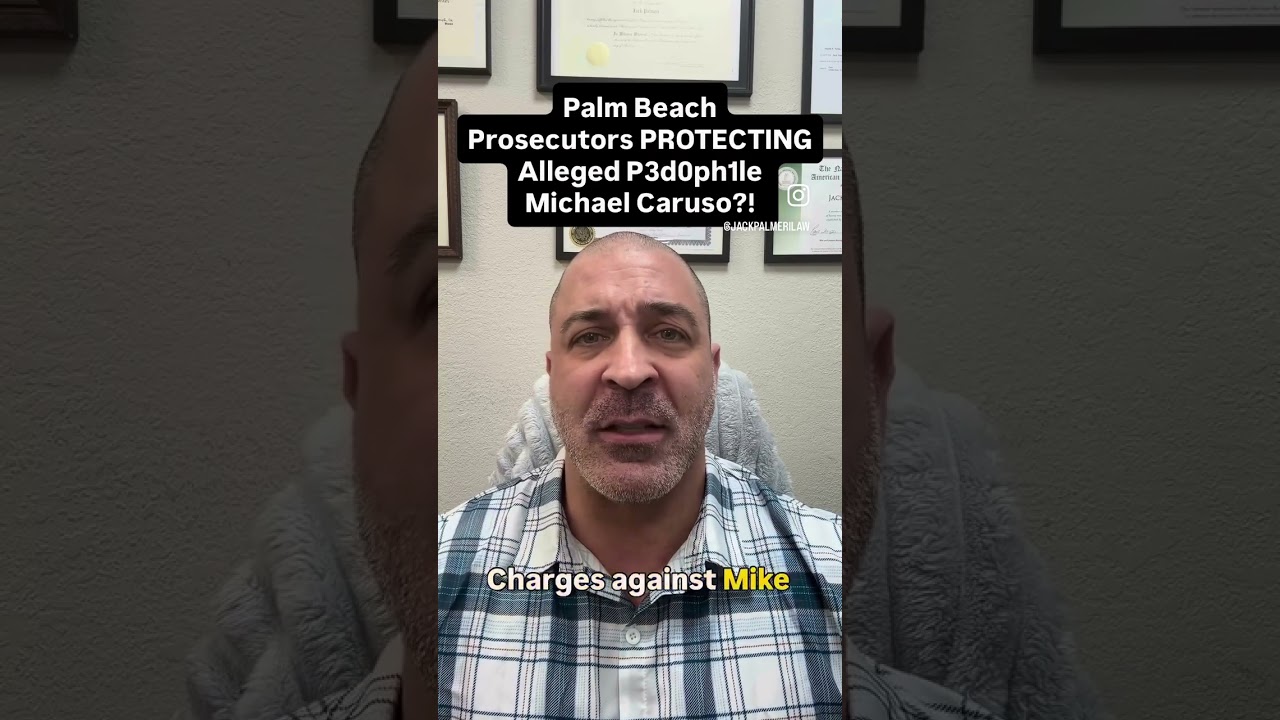 Palm Beach prosecutors protecting alleged family P3d0ph1le and head clerk of court Michael Caruso?!