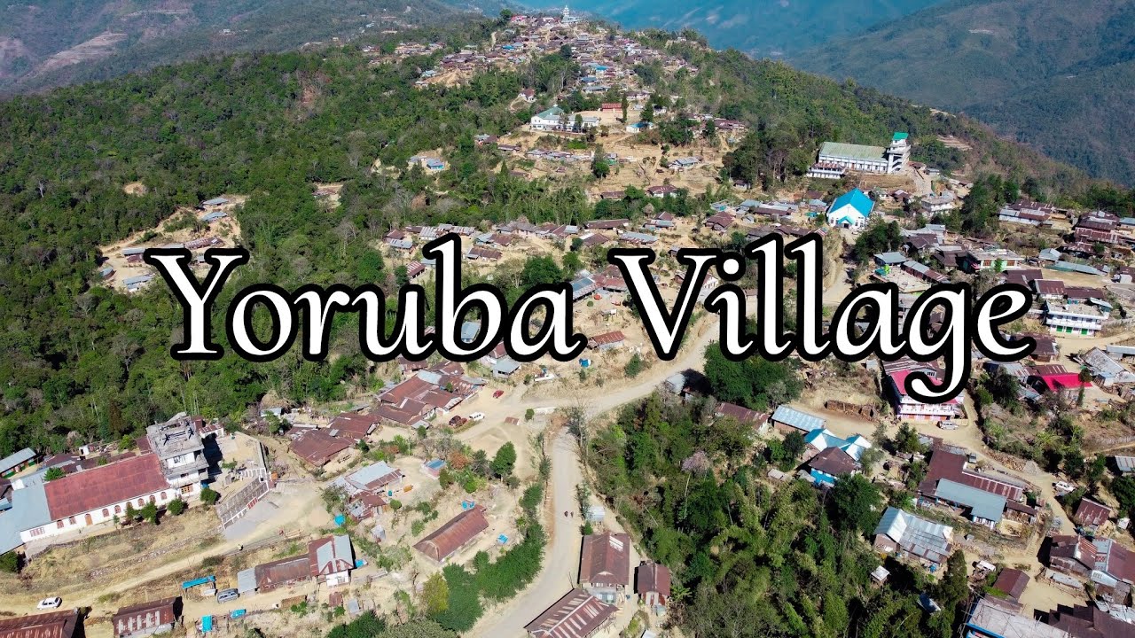 YORUBA VILLAGE|SMART VILLAGE|PHEK|NAGALAND #aerialfootage #drone #yoruba #nagaland