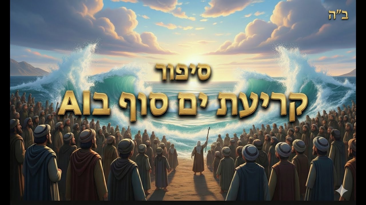 מה קרה רגע לפני שים סוף נפתח? | סיפור קריעת ים סוף לילדים