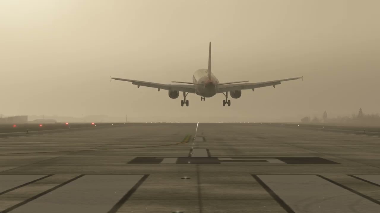 Hamburg Foggy Winter Landing | FENIX A320 IAE | MSFS2024