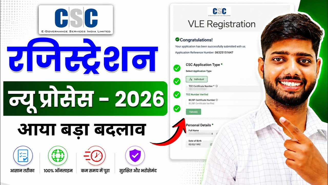 CSC ID Registration 2026 | CSC ID Kaise Banaye | CSC Center Kaise Khole | Complete Process