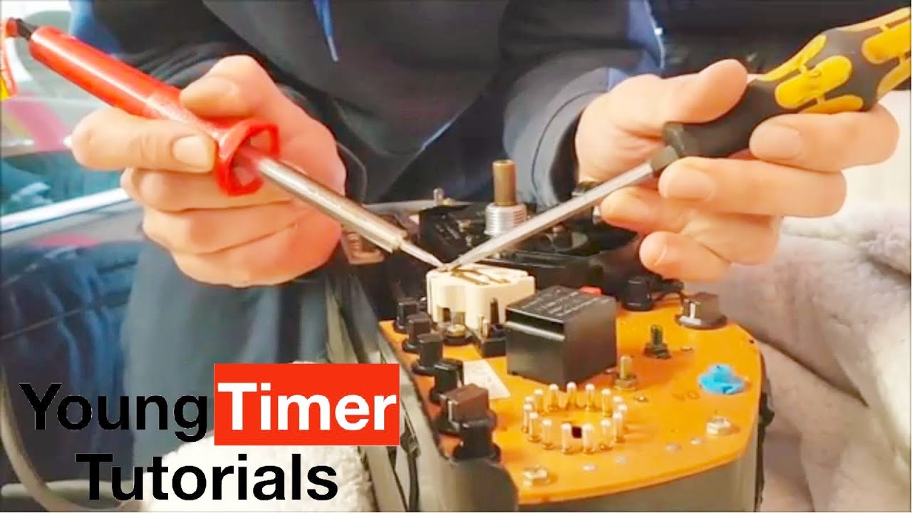 Mercedes w124 Kombiinstrument Beleuchtung defekt, ausbauen und reparieren Tutorial