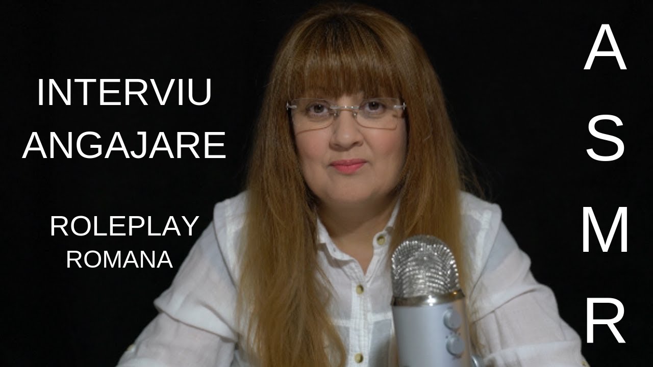 ASMR ROMANA / ROLEPLAY/ Interviu Relaxant Pentru Angajare