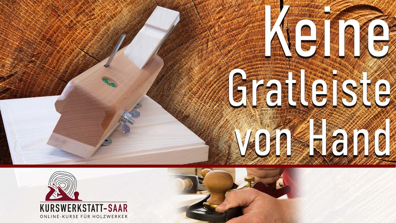 Vorerst kein Video zu handgmachten Gratleisten - Der Grathobel war leider ein Fehlkauf
