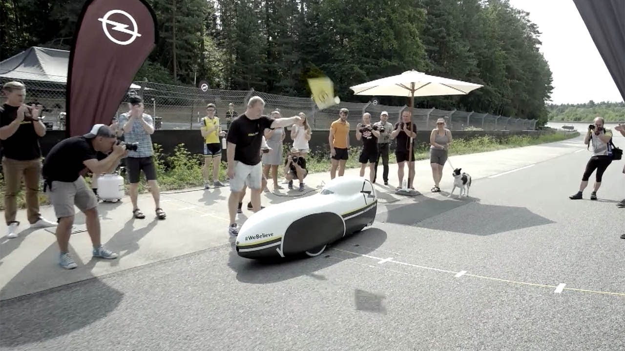 Velomobil Rekordversuch