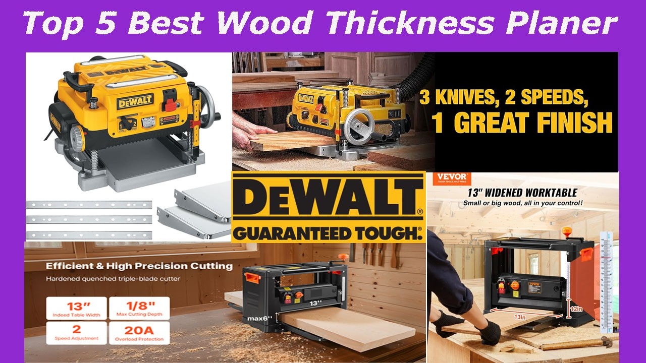 Get the Best Ergonomic Wood Thickness Planer: Unveiling Our Top 5 Choices from Amazon!