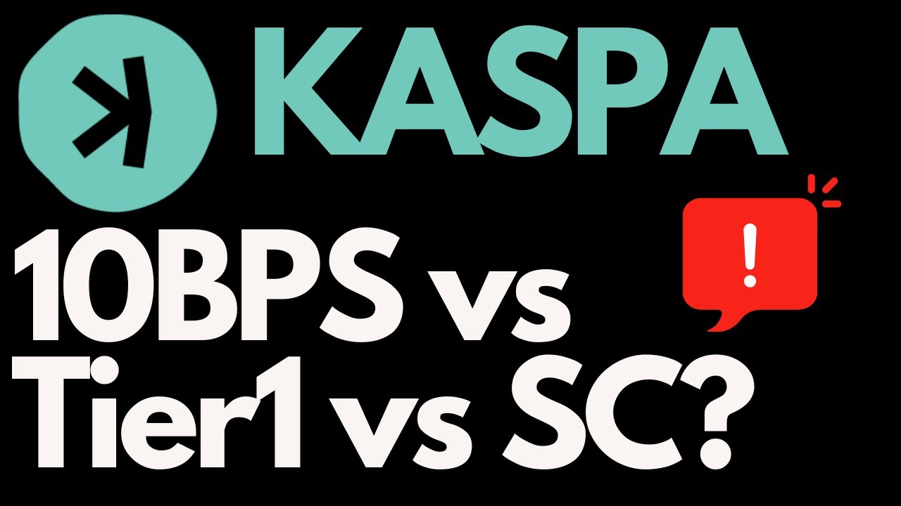 Kaspa- 10BPS vs Tier 1 vs Smart Contracts? #kaspa #kas #krc20 #kaspacoin