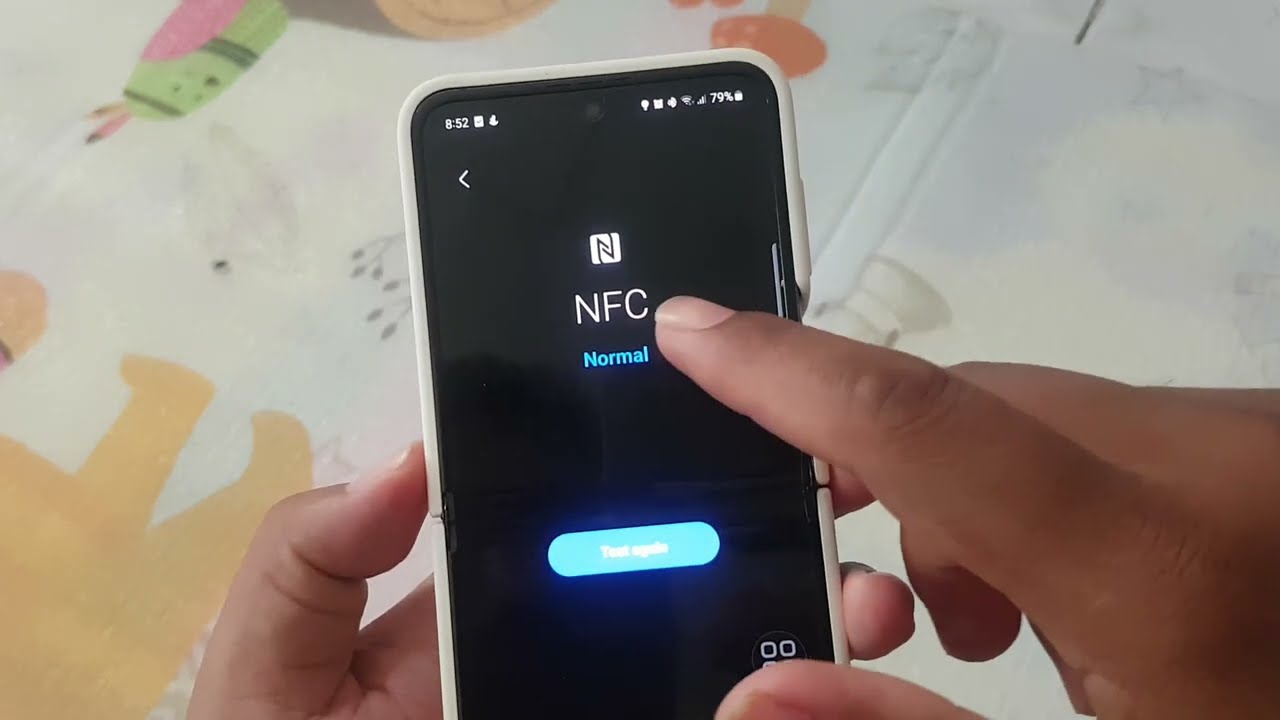 Samsung Galaxy Z Flip 5: How to test whether NFC is working properly (Android 13)