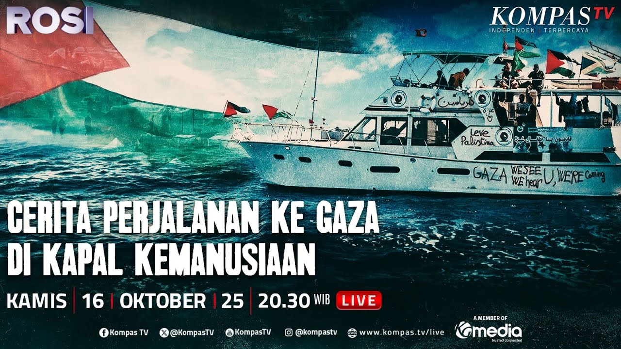 LIVE - Cerita Perjalanan Aktivis ke Gaza di Kapal Kemanusiaan | ROSI