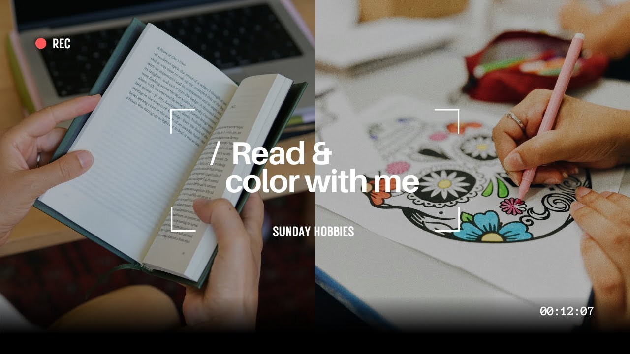 Reading & Coloring ASMR Live 📖🎨 | Relaxing Break, Calm Sounds, Cozy Stream