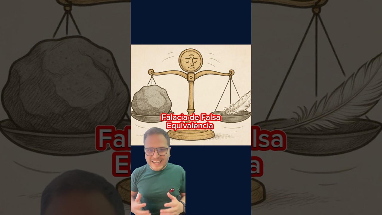 FALACIA de la FALSA EQUIVALENCIA #interesante #falacias #logica #argumentacion