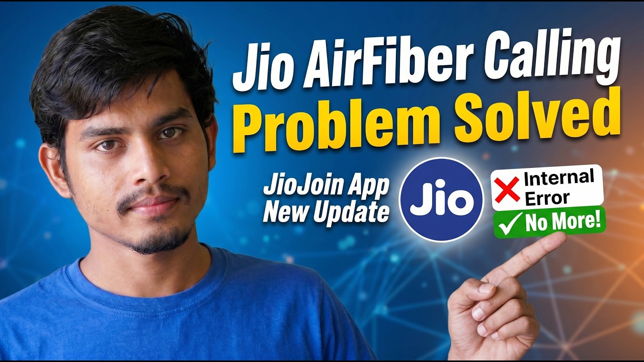 Jiojoin app not working problem | Jio Airfiber Calling Problem Solved #jioairfiber #jio