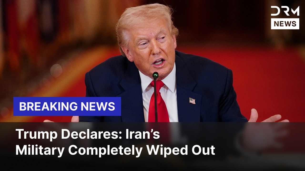 BREAKING NEWS: Trump Declares Iran's Military 