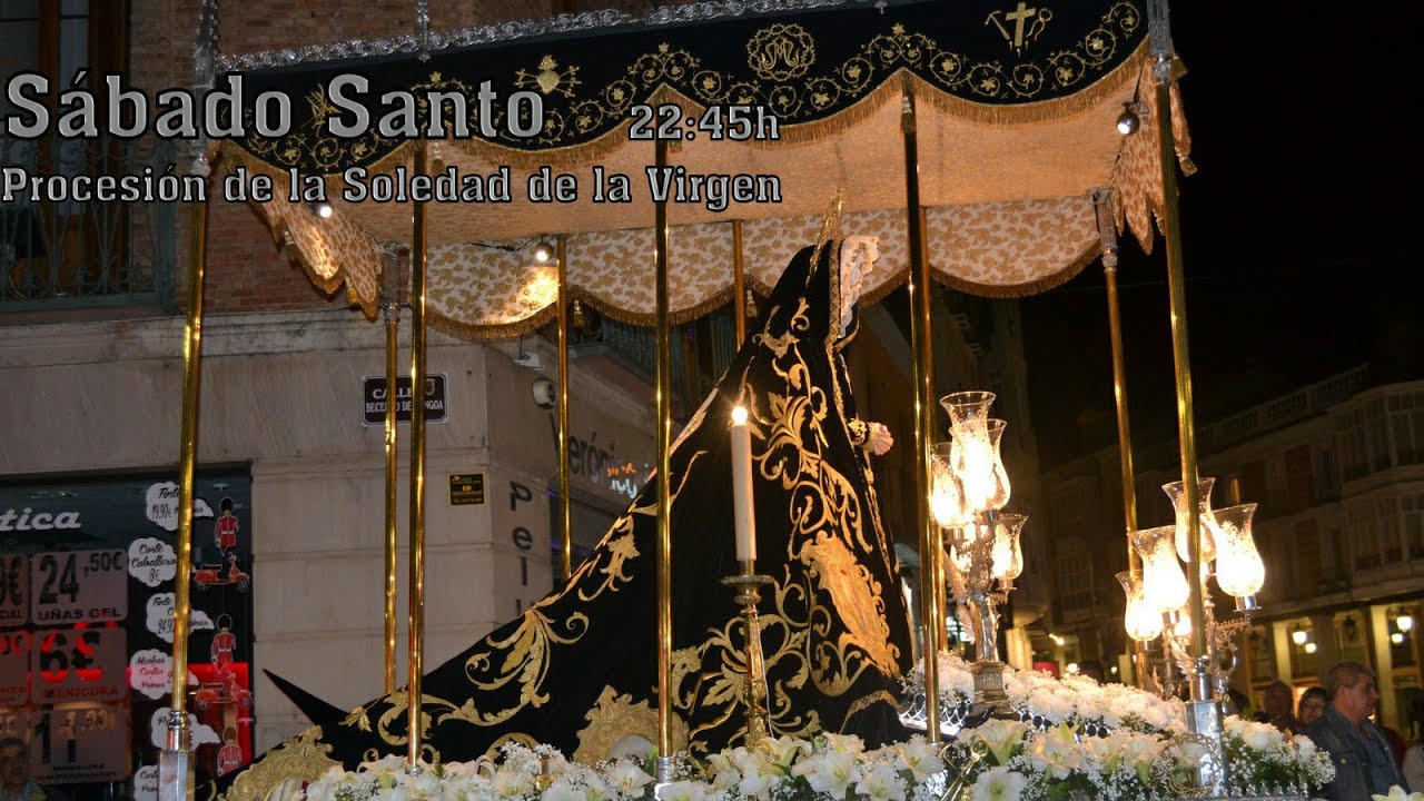 #SemanaSantaPalencia 2021 | Sábado Santo | Procesión de la Soledad de la Virgen