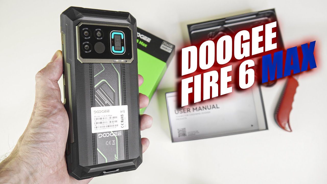 Doogee Fire 6 Max - новий тепловізор, 20800 мАг, і купа цікавого!