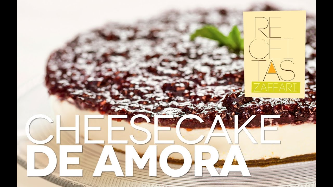 Cheesecake de amoras - Receitas Zaffari