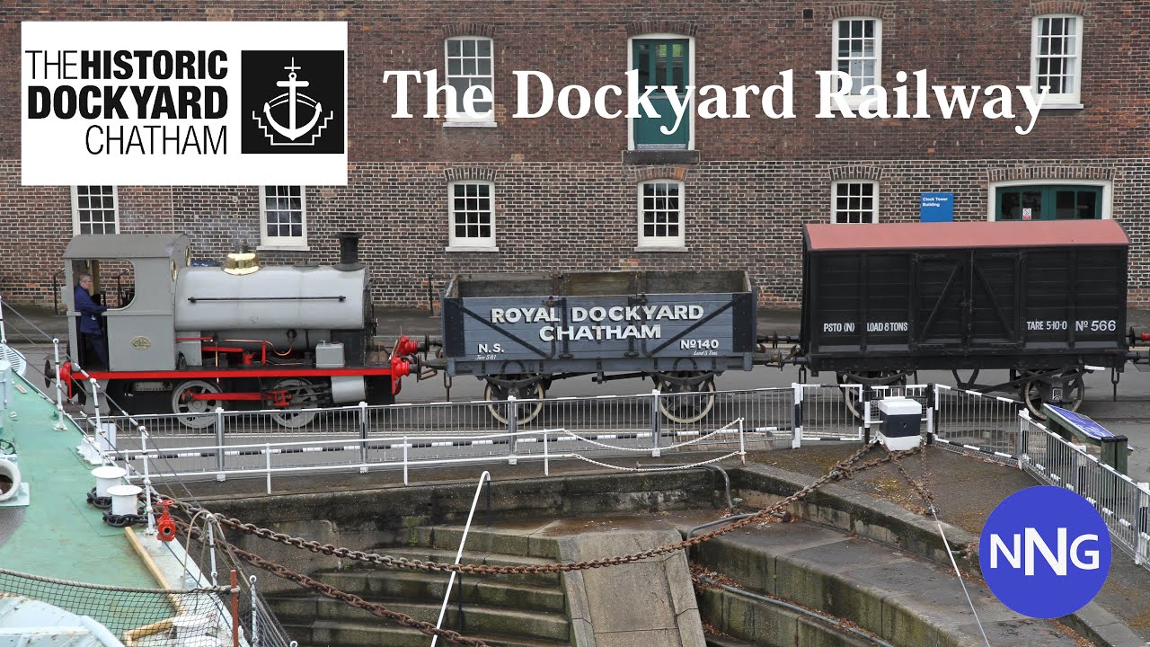 The Dockyard Railway at Chatham Historic Dockyard - 2015
