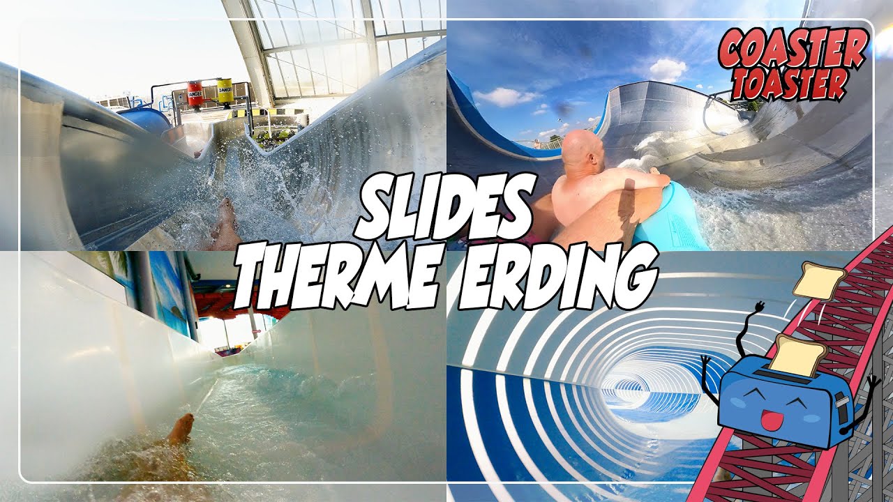 Rutschen in der Therme Erding 2024