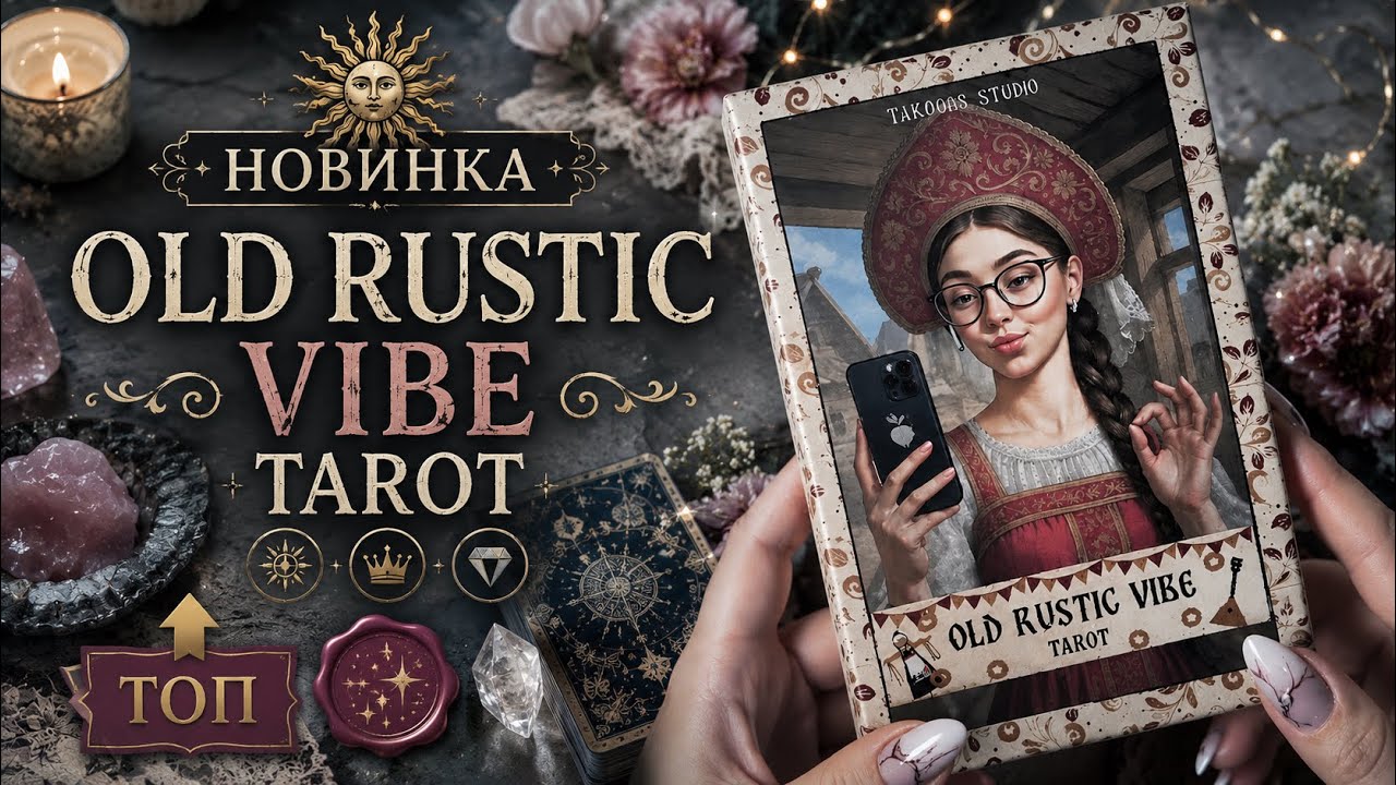 🔆NEW. OLD RUSTIC VIBE TAROT 🔆🔝