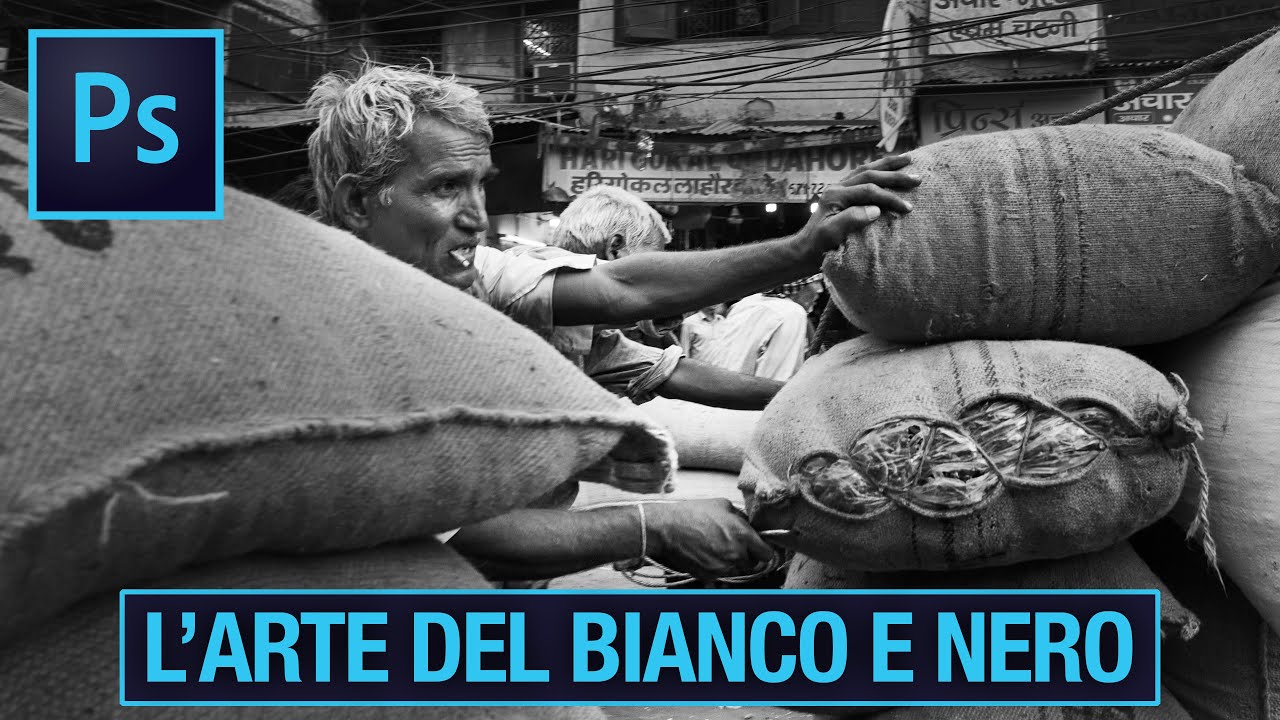 PHOTOSHOP : BIANCO E NERO FANTASTICO IN 5 MINUTI !