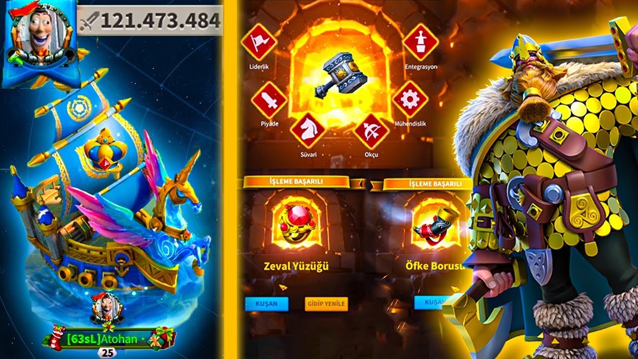 BALİNA HESABIMI FETİH SEZONUNA HAZIRLIYORUM - Rise of Kingdoms