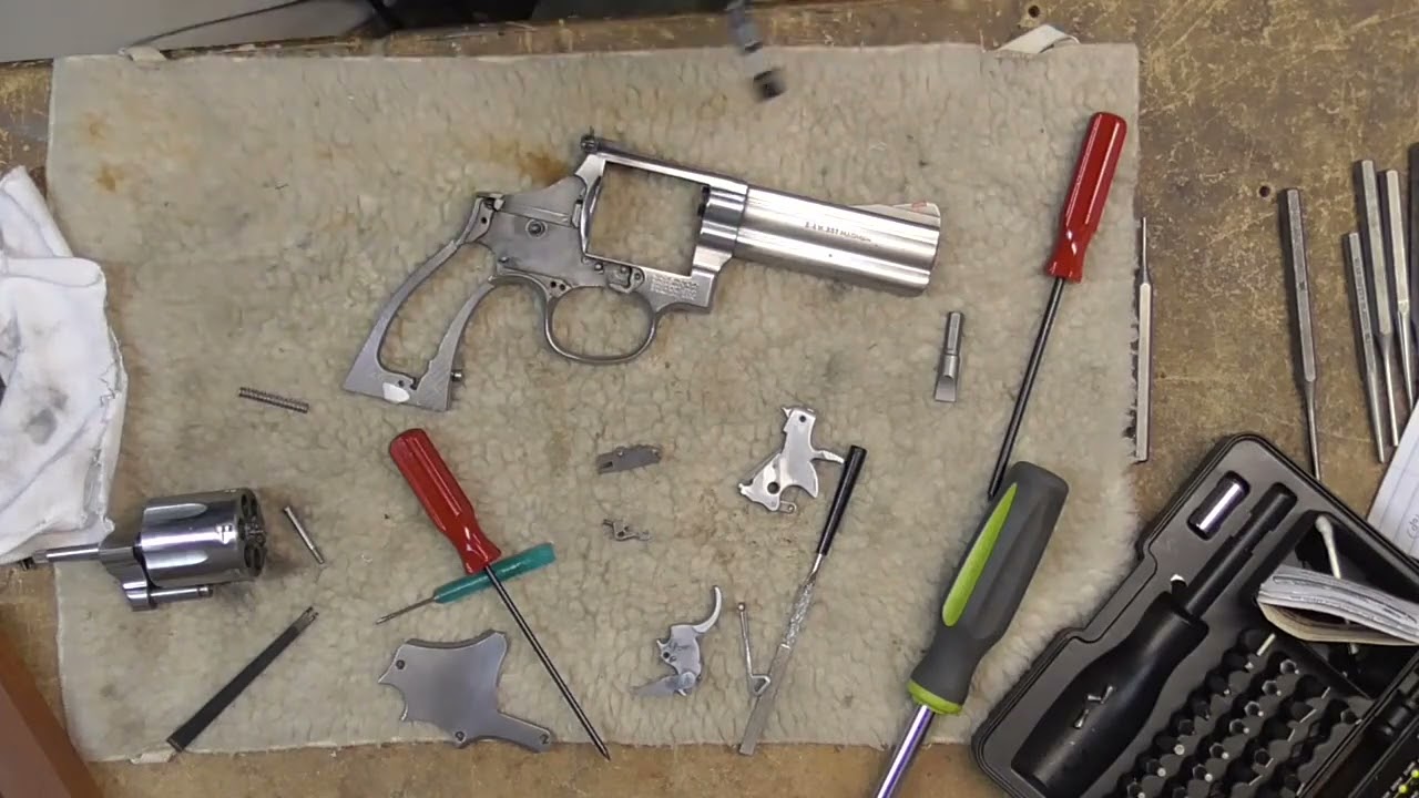 Slicking up the S&W revolver pt1