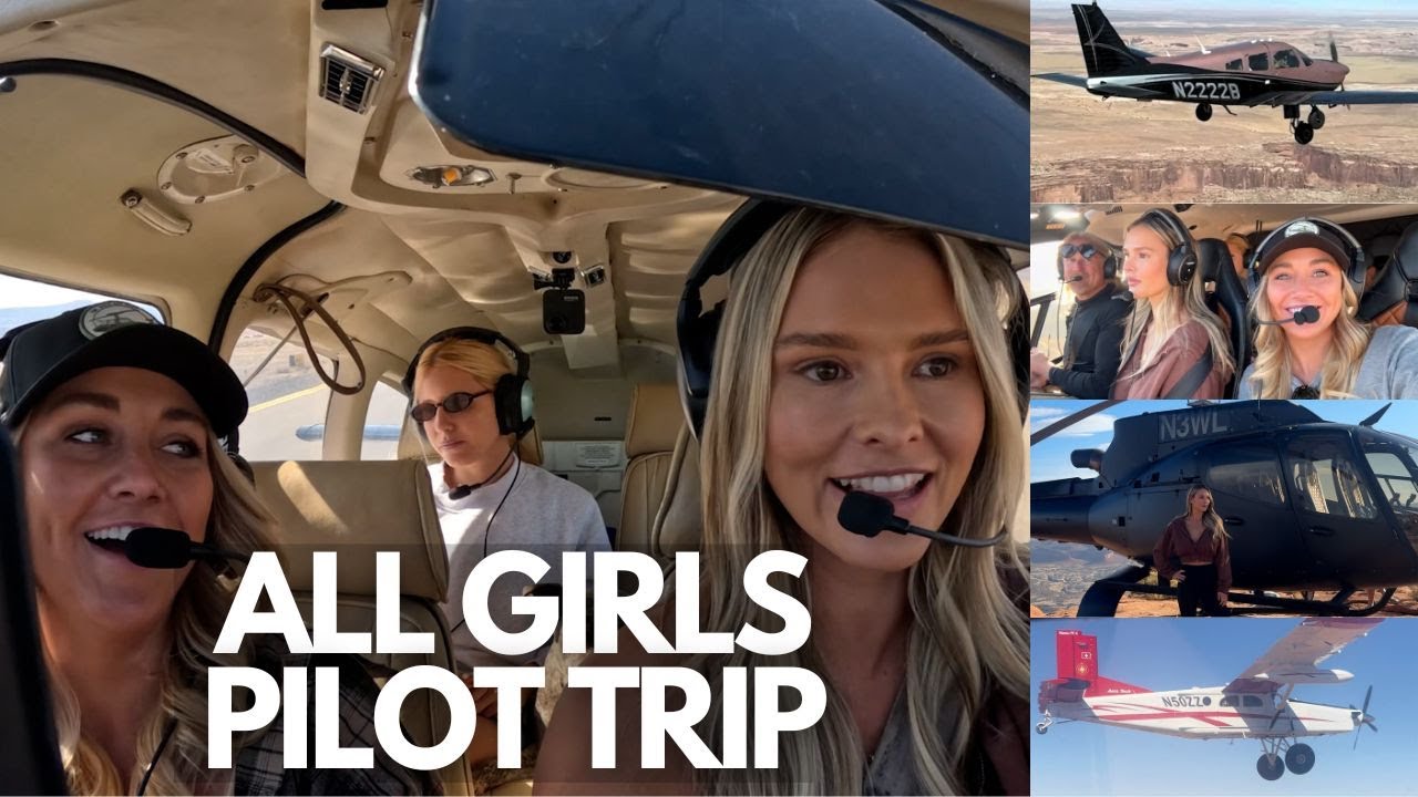All Girls Pilot Cross Country Flight! Dealing With A Rude Pilot!