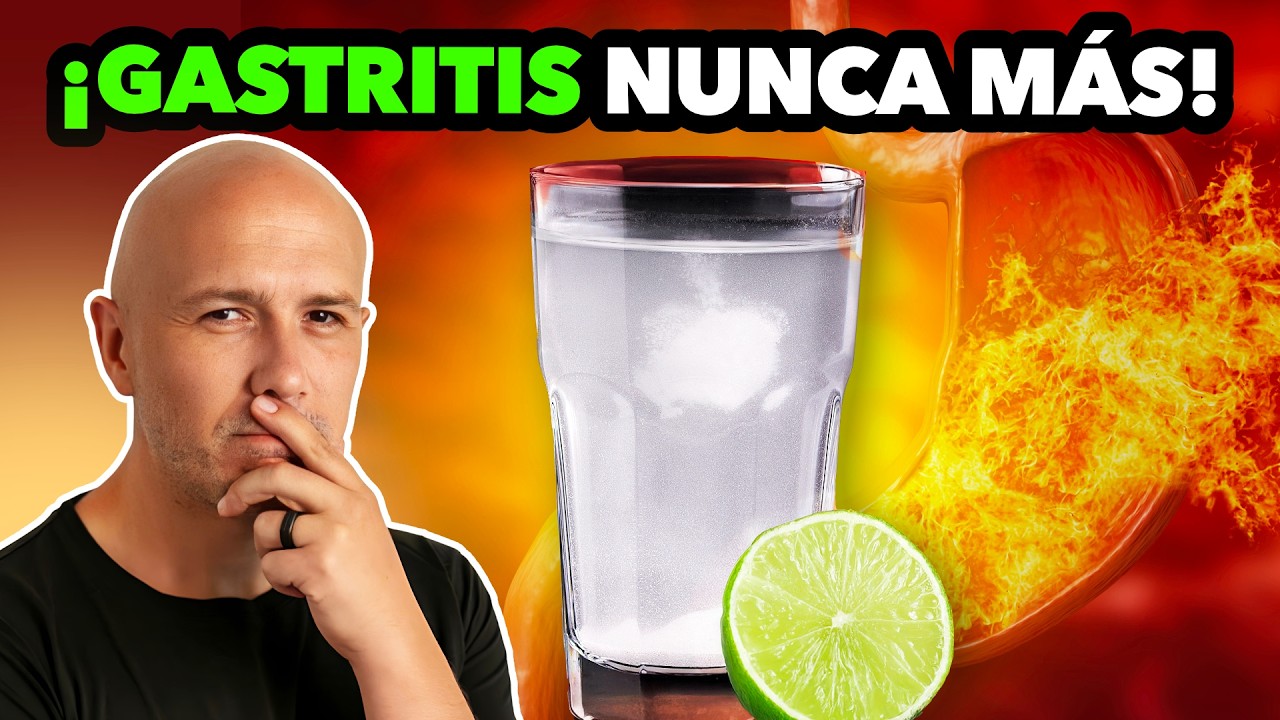 ¡1 Vaso Cuando Sientes GASTRITIS O REFLUJO! BICARBONATO + LIMÓN La Verdad Que NO Te Cuentan Médicos