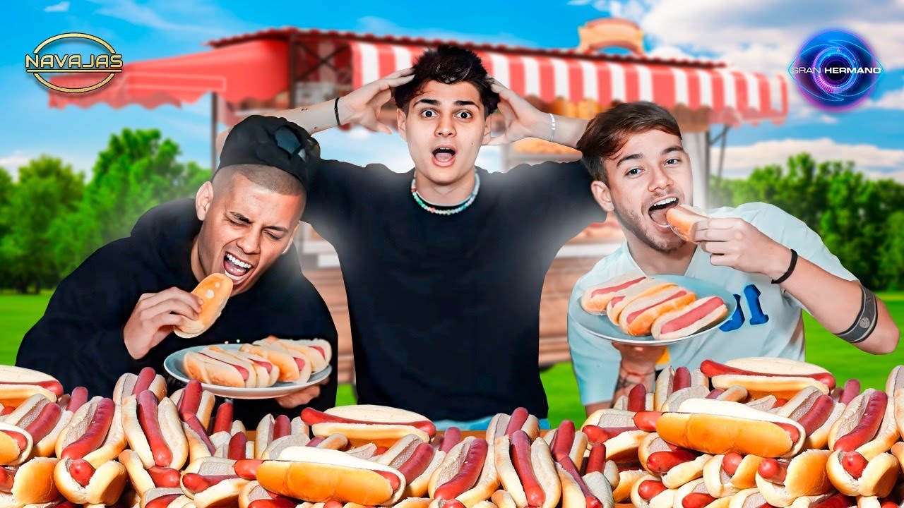 QUIEN COME MAS PANCHOS? #3 @Facu_Navajas vs @nachoo_cp  | Fran Bartucci