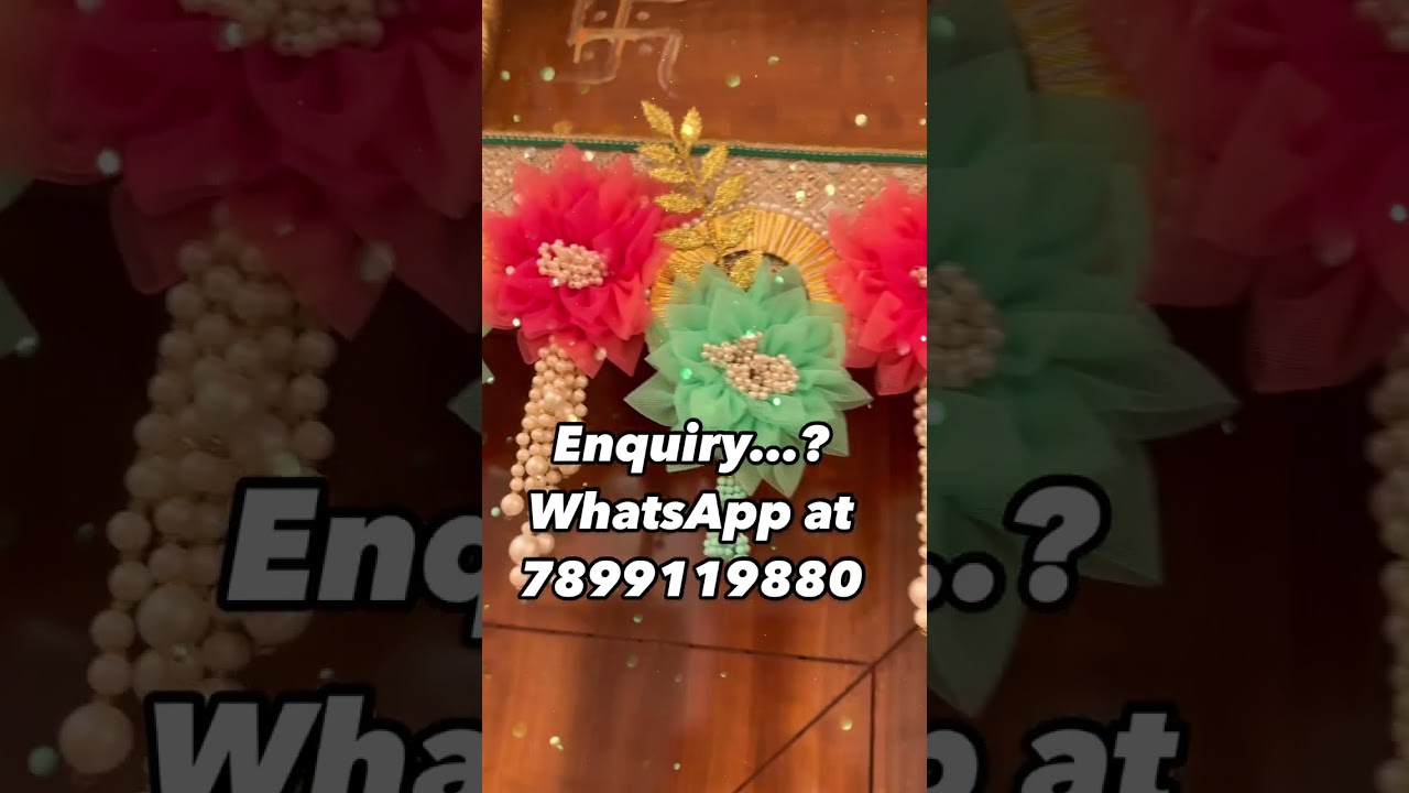 Designer Toran, Bandanwar making at home// Trending new pattern of 2025, Door hanging, Home decor