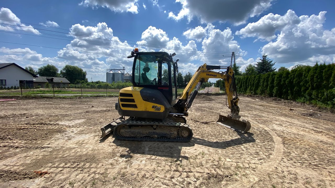 Yanmar SV 26 Równanie terenu