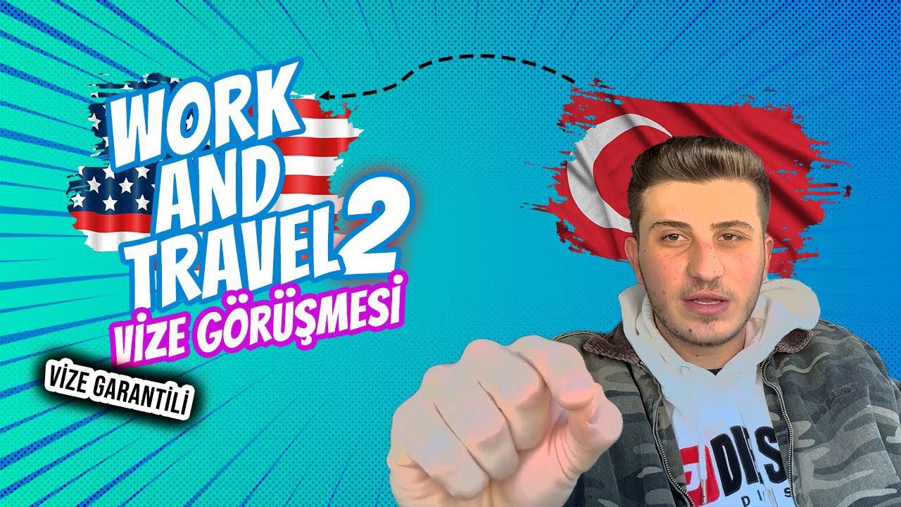 SIFIR İNGİLİZCEYLE VİZE GÖRÜŞMESİ / %98 Onay / Work And Travel Serisi 2