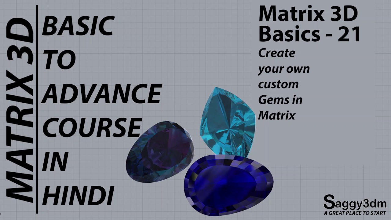 Matrix in Hindi - 021 Create your own Gem with properties in Matrix8/9