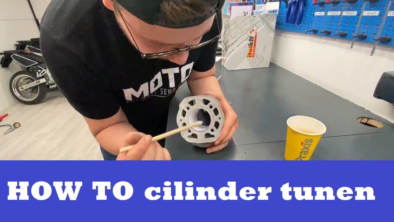 How To Brommer Cilinder Tunen || Poortmap maken en Blowdown Berekenen || Italkit 88cc Derbi Project